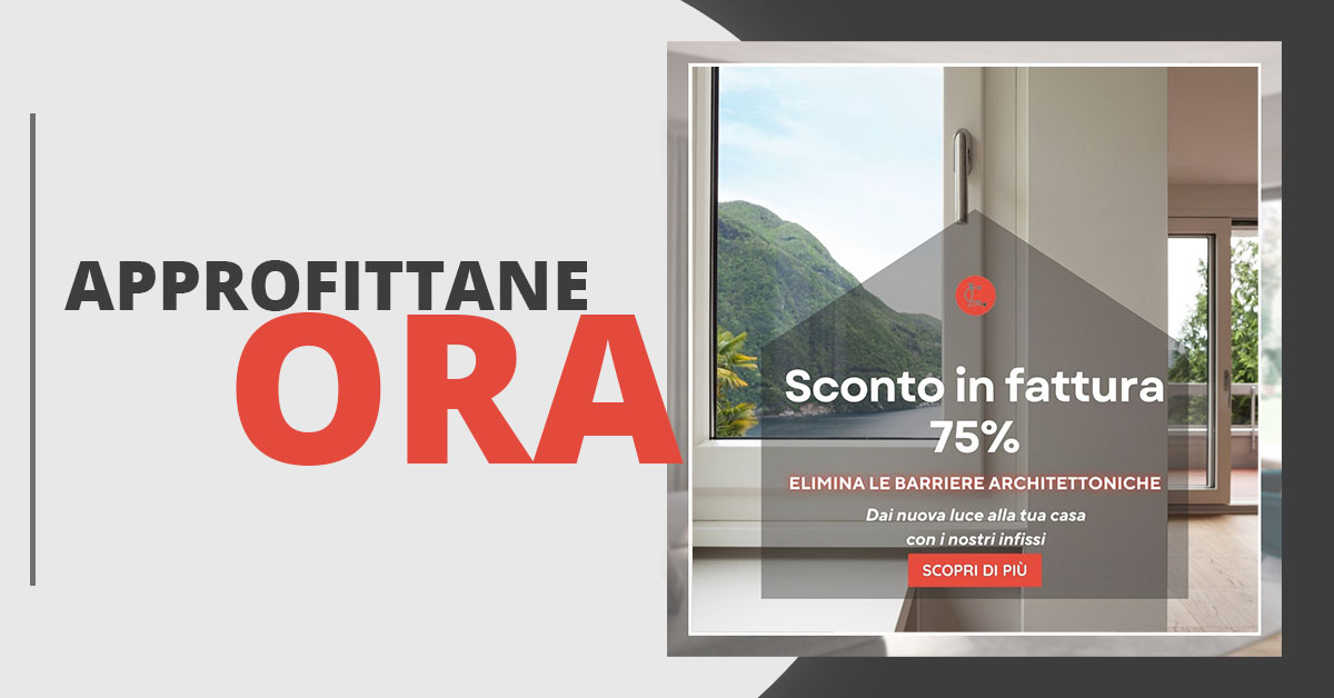 Sconto del 75%