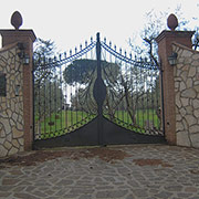 Cancello in ferro battuto